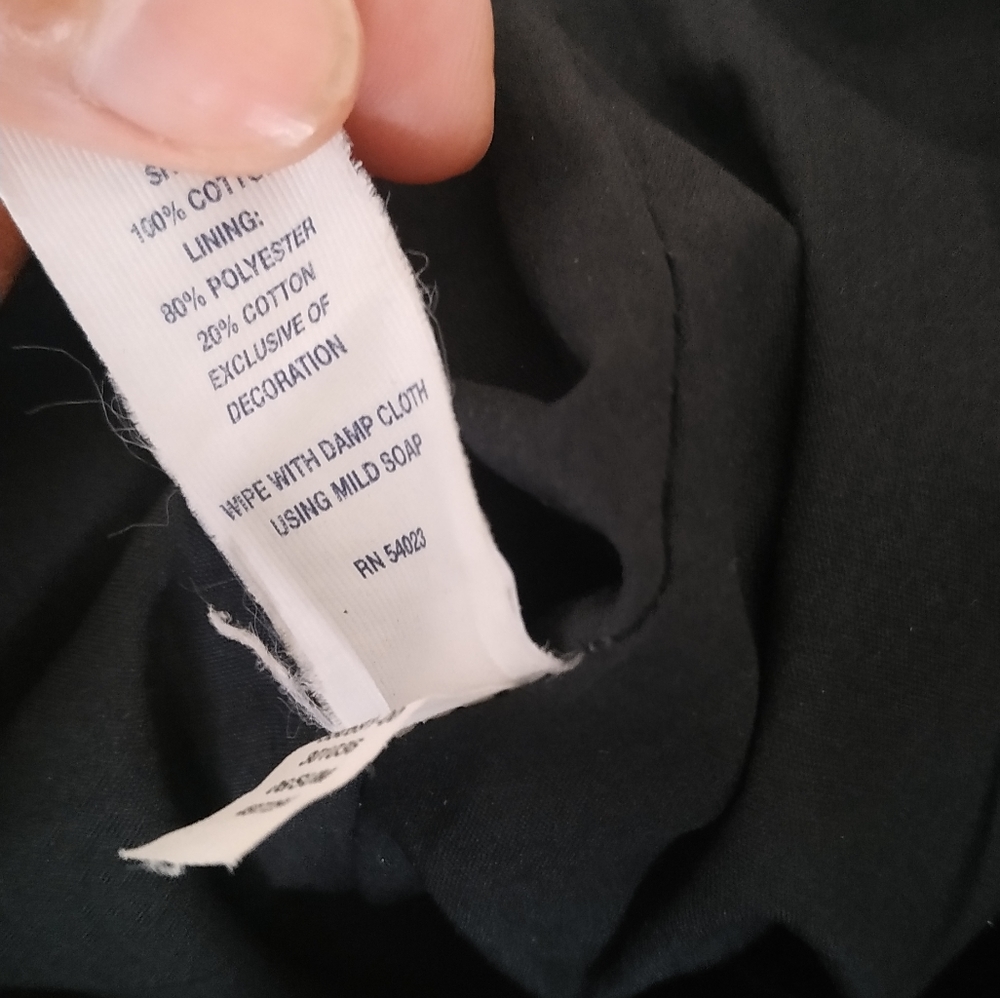 GAP Giant Black Canvas Tote Bag (Coded) - Picture 7 of 9